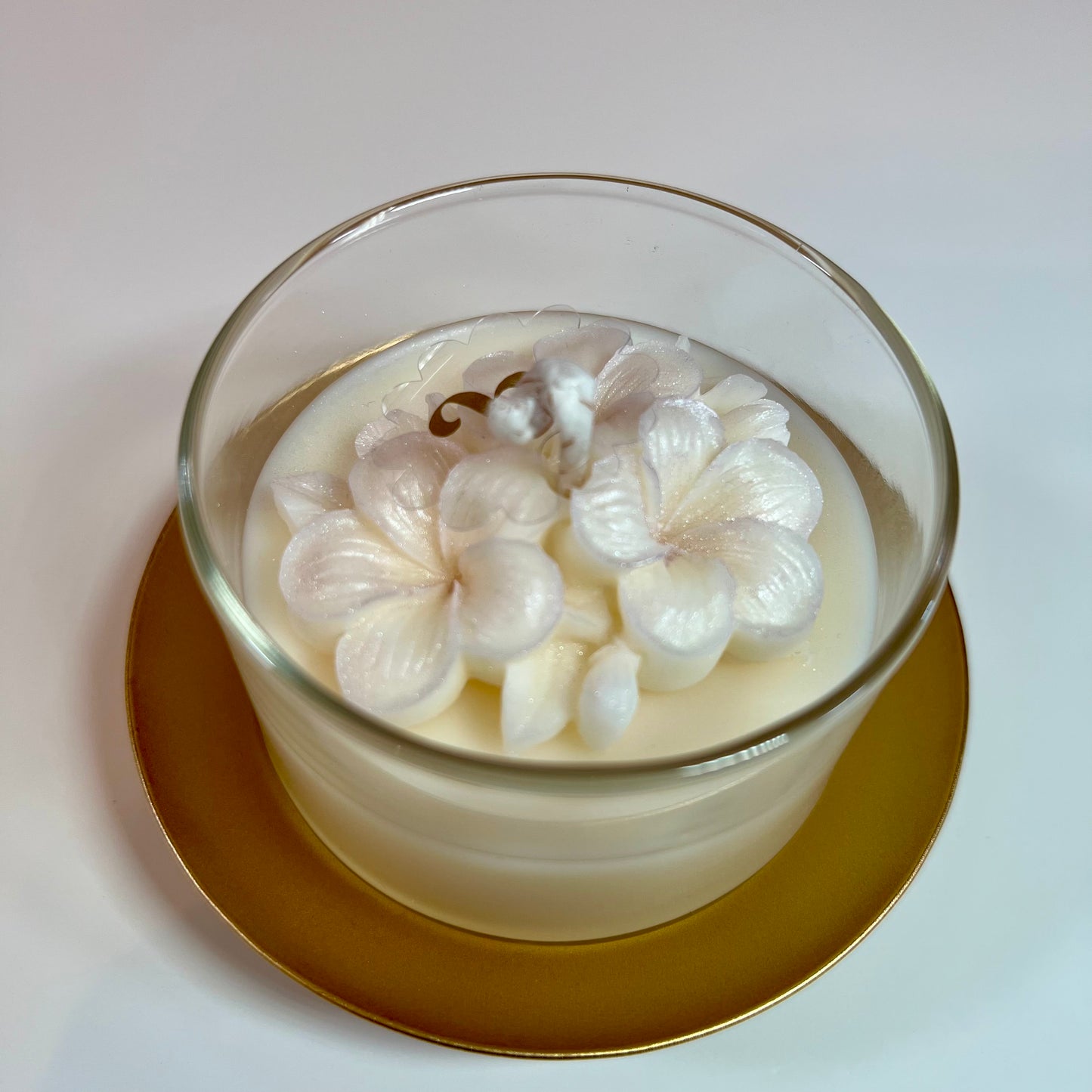 Vela aromática con flores (3 estilos) ⬇️